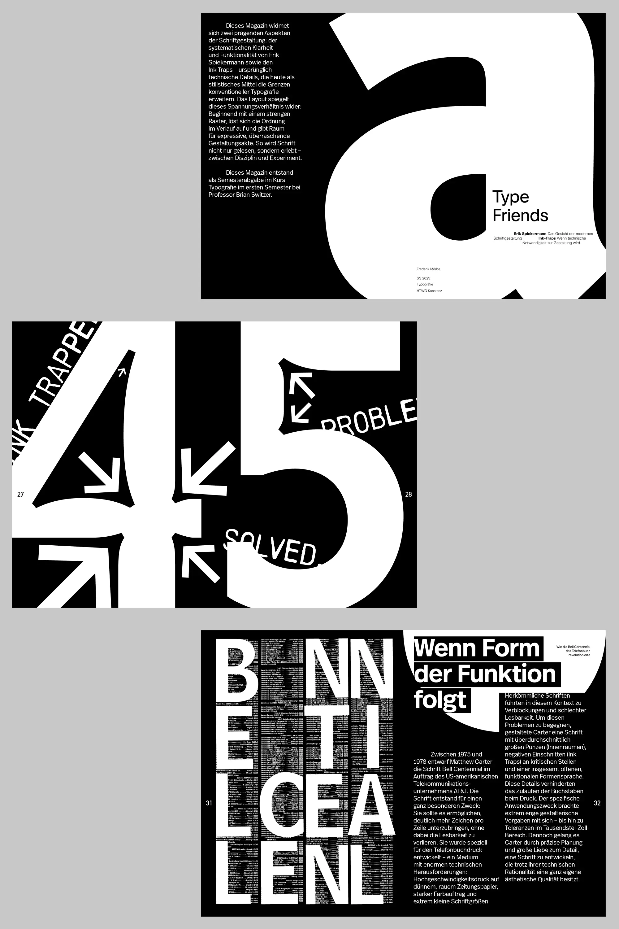 Typografie Zeitschrift