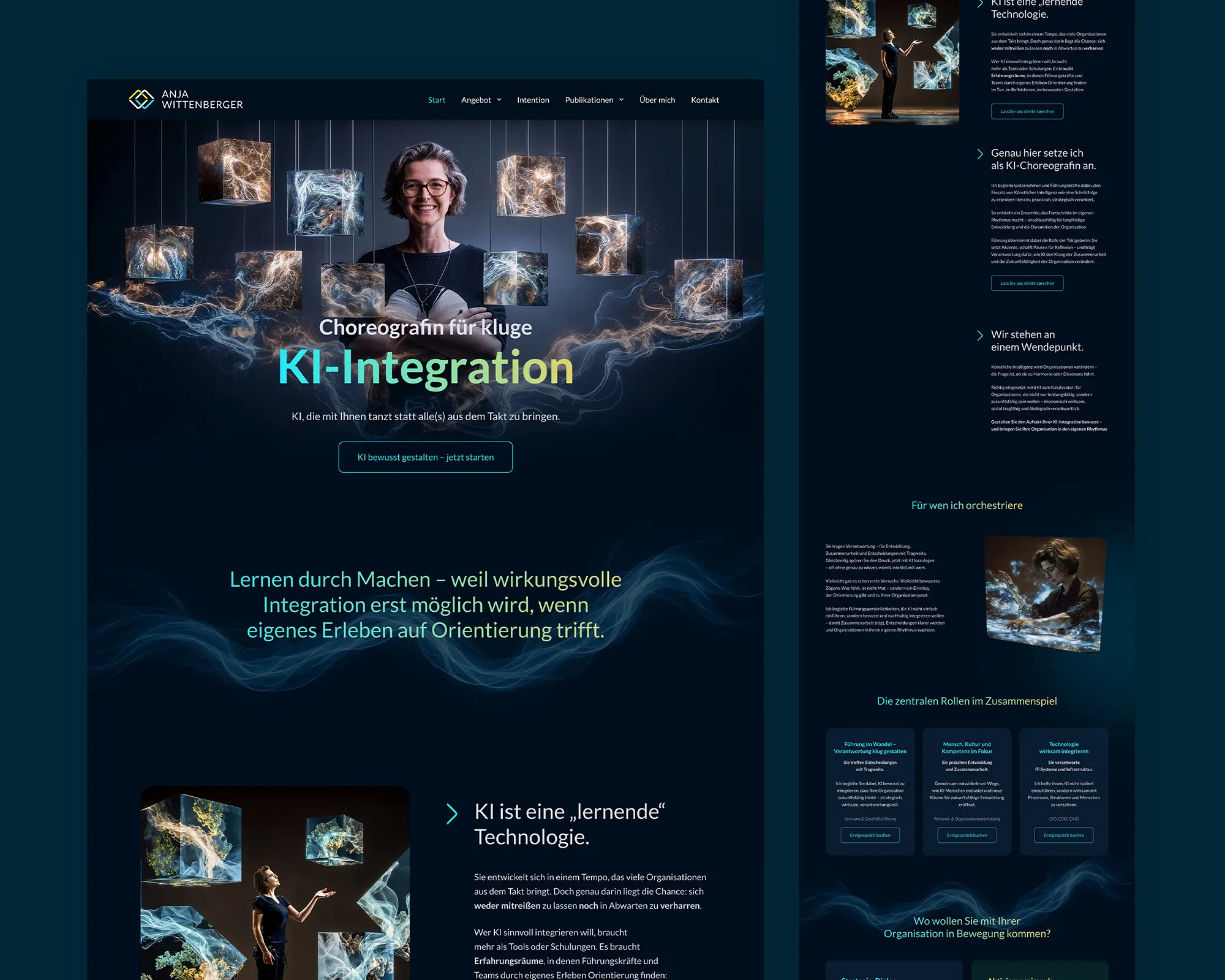 Webentwicklung Ki-Choreografin